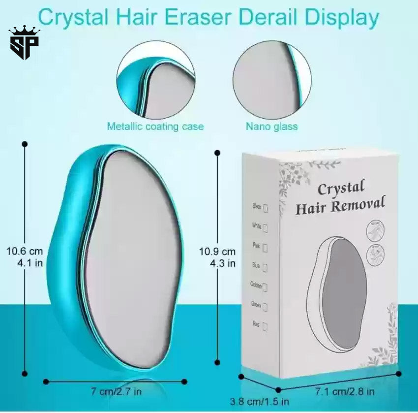 Portable Magic Hair Remover for Arms, Legs & Back | Crystal Hair Eraser for Painless Hair Removal