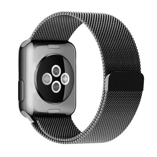 Grey | Apple Watch Milanese Magnetic Loop Strap | Stainless Steel Band | 42mm / 44mm / 45mm