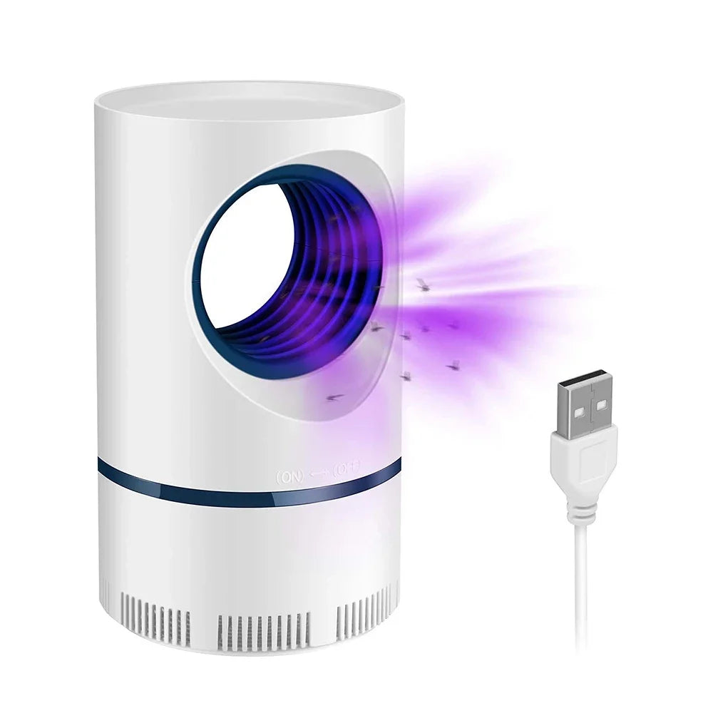 Portable LED Insect Trap with USB Power | Small Electric Bug Zapper for Home & Camping