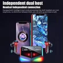 M28 TWS Wireless Gaming Earbuds – Ultra-Low Latency Bluetooth 5.3, LED Power Display Charging Case, Hi-Fi Stereo Sound & Ergonomic Fit