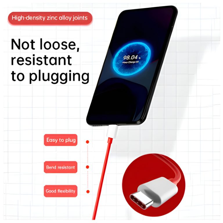 OnePlus 65W Warp Charge Power Adapter with Type-C to Type-C Fast Charging Cable | High-Speed USB-C Charger