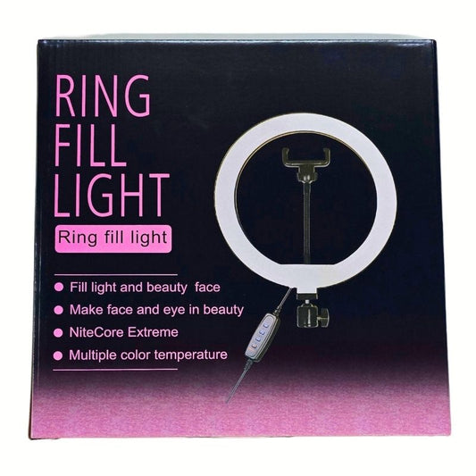 10-Inch Ring Light Kit + 7 Ft Ring Light Stand | LED Photography & Video Lighting Set