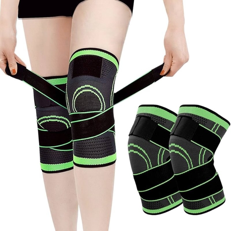 Adjustable 3D Knee Support Band with Patella Gel Pad & Anti-Slip Grip