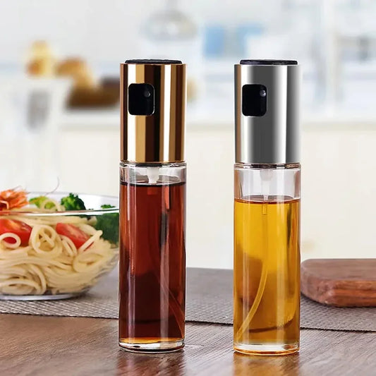 Glass Oil Sprayer: Leak-Proof Pump Bottle for BBQ & Kitchen Oil Control