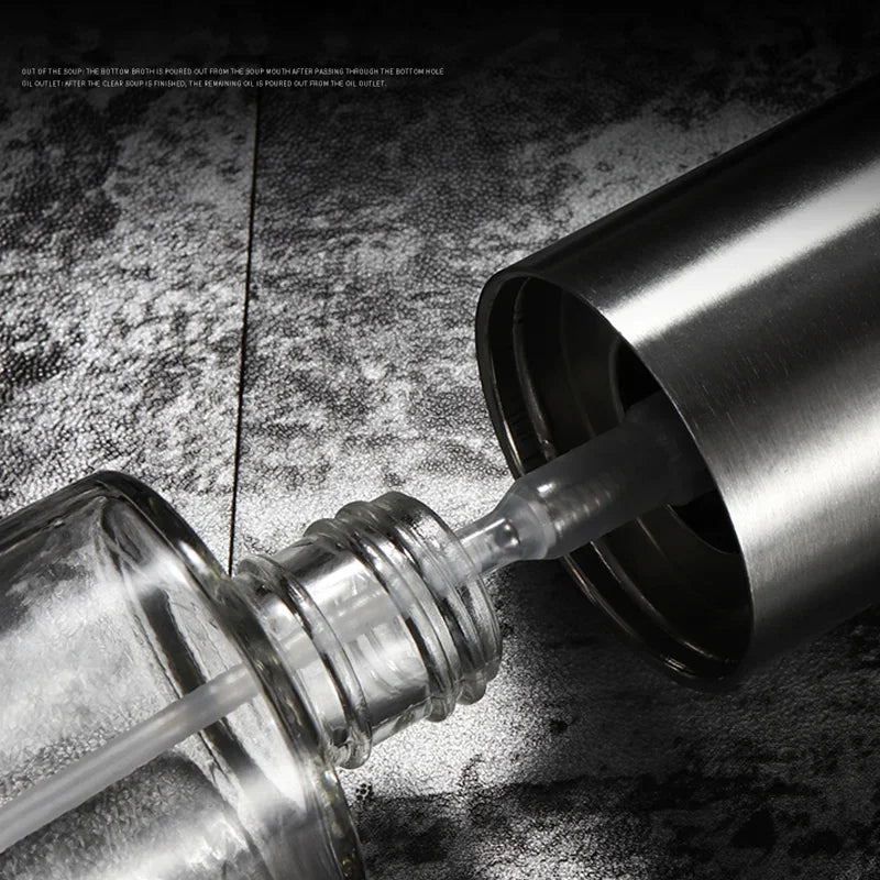 Glass Oil Sprayer: Leak-Proof Pump Bottle for BBQ & Kitchen Oil Control
