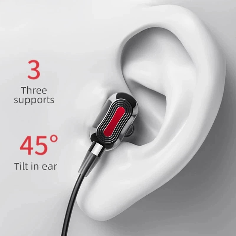 Lenovo HE05 Pro Wireless Earphones - Neckband Style, TWS, Noise Cancelling Mic