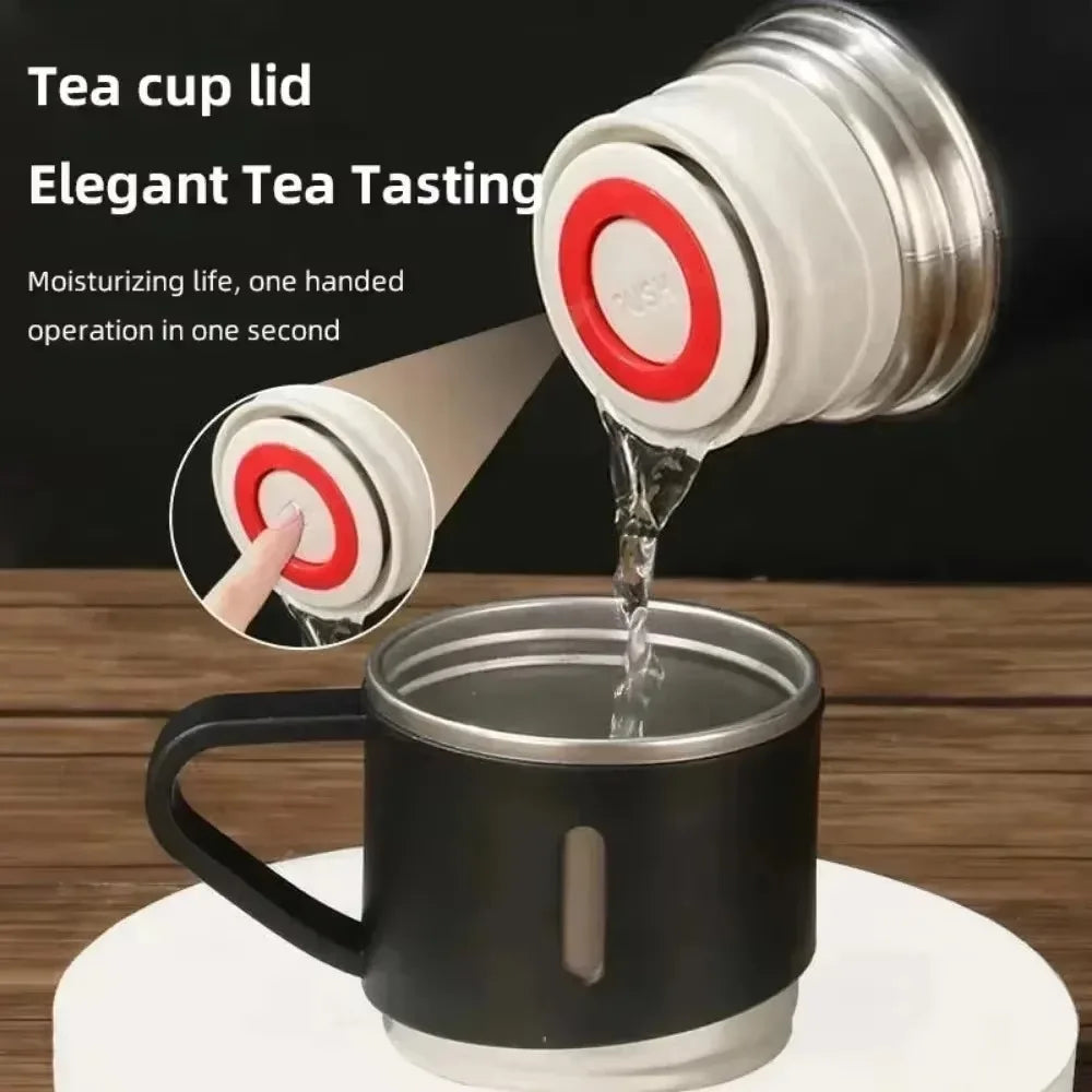 Premium 304 Stainless Steel Vacuum Insulated Bottle (500ml) | Thermal Coffee Mug & Portable Travel Flask