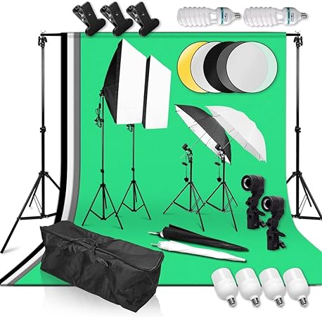 10-Inch Ring Light Kit + 7 Ft Ring Light Stand | LED Photography & Video Lighting Set