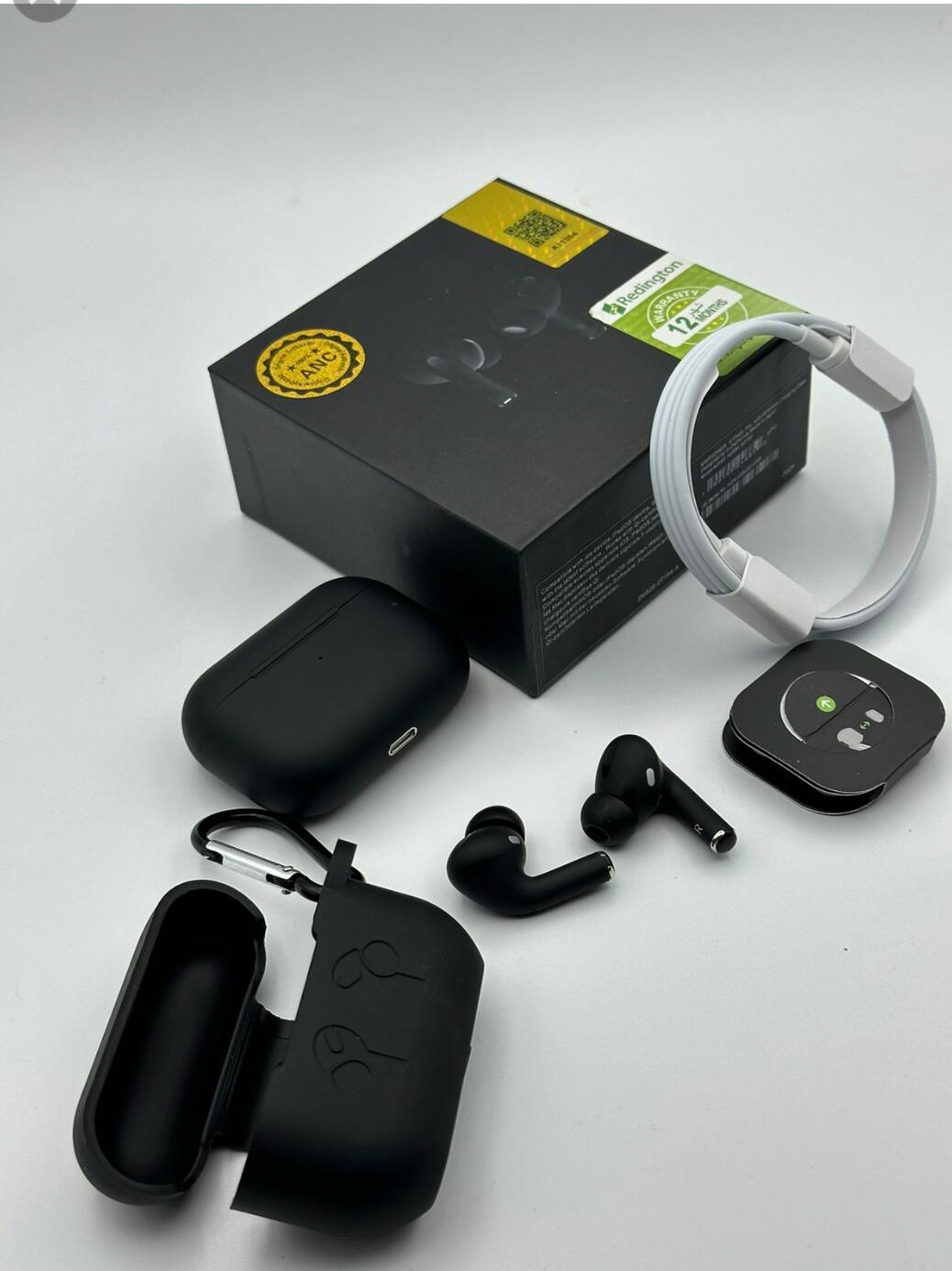 Pro 2 ANC Wireless Earbuds – Active Noise Cancellation with USB-C & Wireless Charging