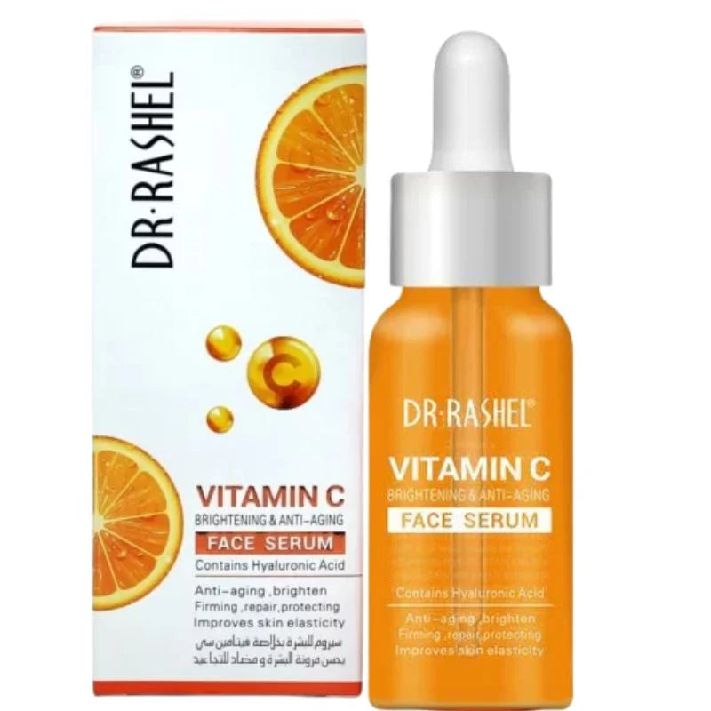 Dr. Rashel Vitamin C Brightening & Anti-Aging Face Serum | Skin Radiance & Wrinkle Repair Formula | 30ml | Imported