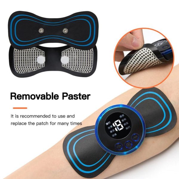 EMS Butterfly Portable Neck Massager | Mini Full-Body Muscle Relaxer